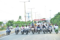 Happy Wedding Team Bike Rally at Guntur